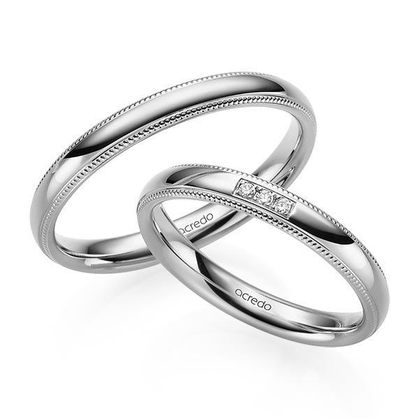 Trouwringen - Platina - S-1236-5