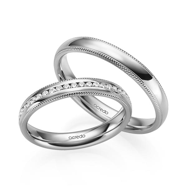 Trouwringen - Platina - S-1237-5