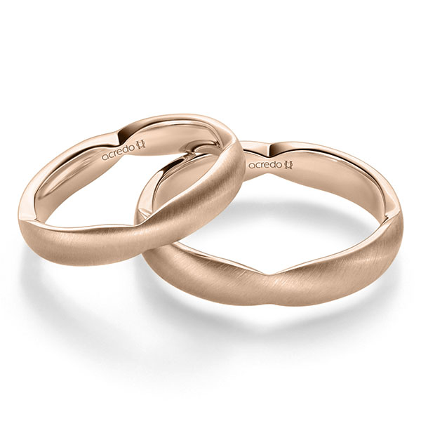 Trouwringen - Rood goud - A-2358-4