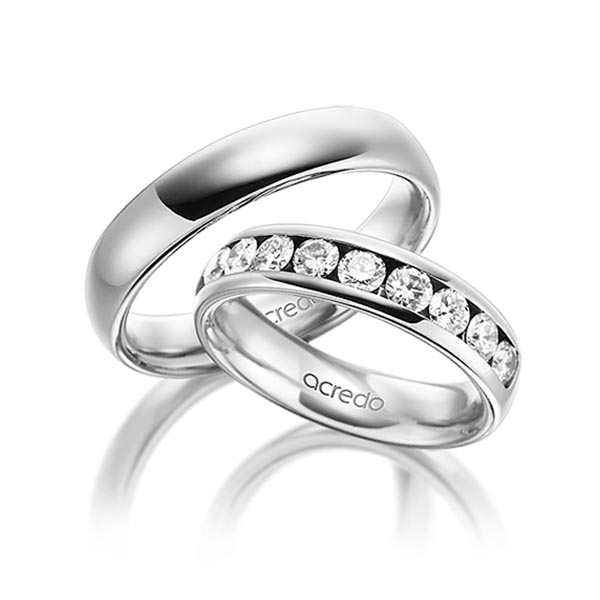 Trouwringen - Platina - A-1534-8
