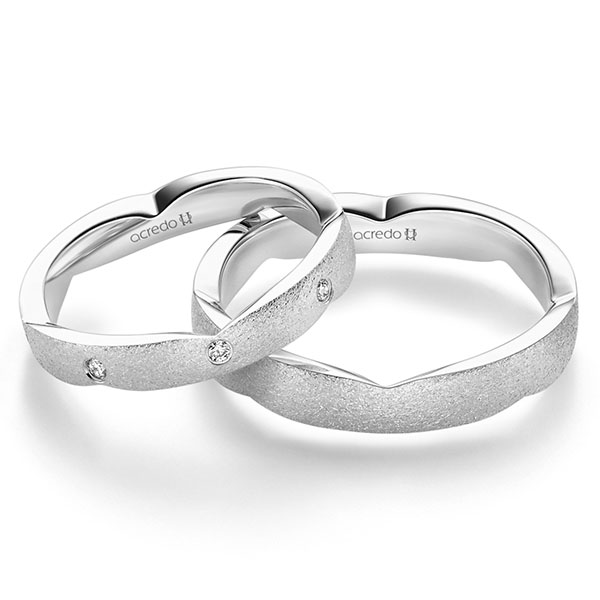 Trouwringen - Wit goud - A-2359-6