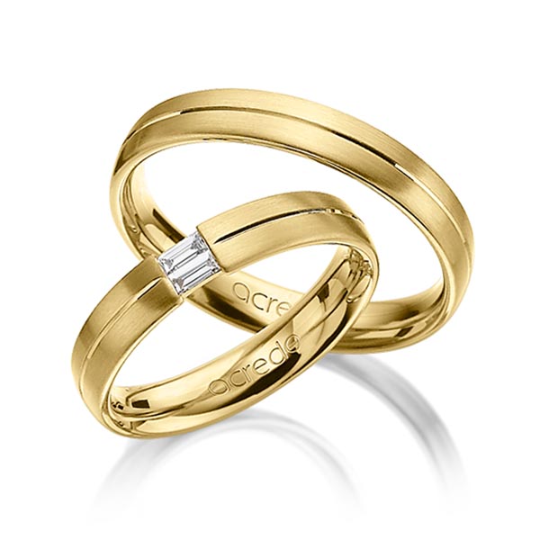 Trouwringen - Geel goud - A-1293-6