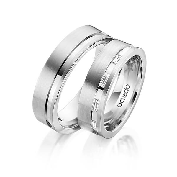 Trouwringen - Wit goud - A-1535-1