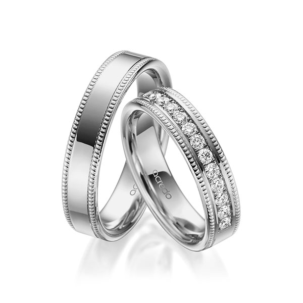 Trouwringen - Platina - A-1756-8