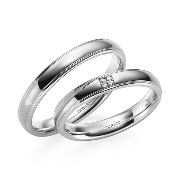 Trouwringen - Platina - S-1228-8
