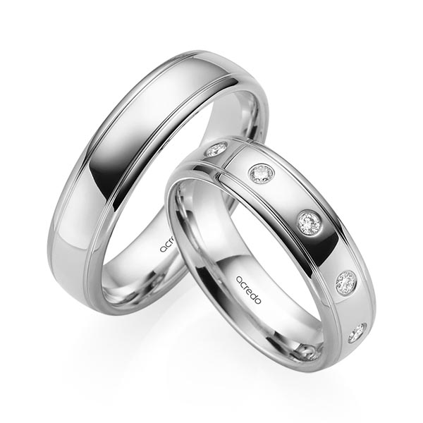 Trouwringen - Platina - S-1232-8