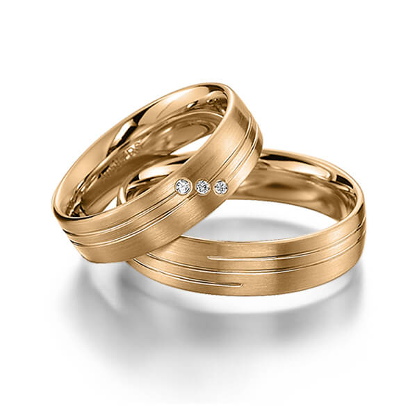 Trouwringen - Rosé goud - S-1144-3