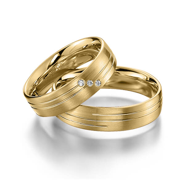 Trouwringen - Geel goud - S-1144-2