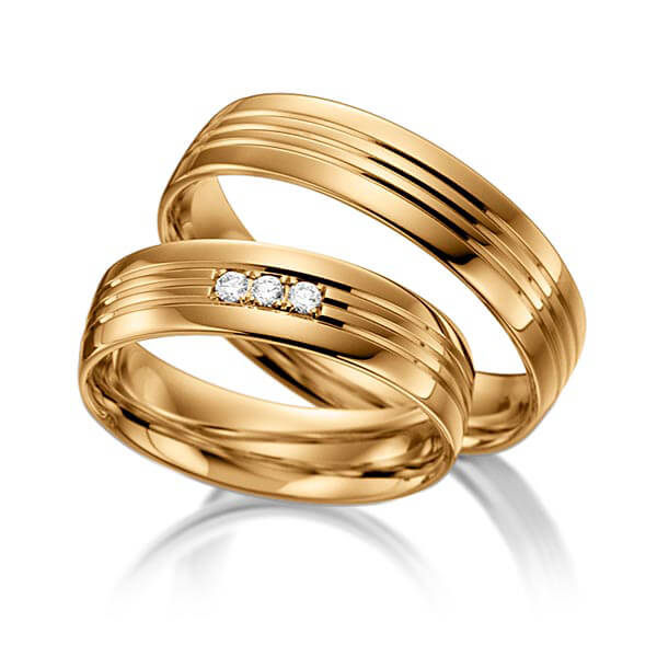 Trouwringen - Rosé goud - S-1100-3