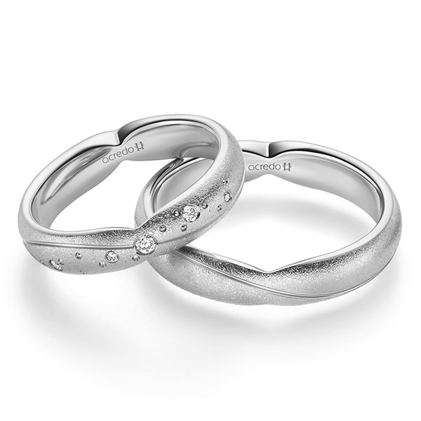 Trouwringen - Wit goud - A-2366-5