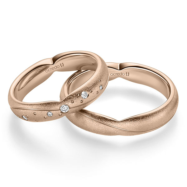 Trouwringen - Rood goud - A-2366-10