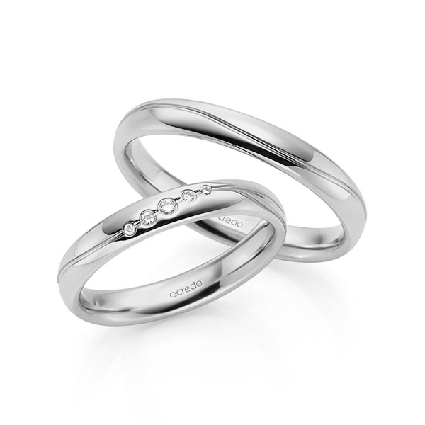 Trouwringen - Platina - A-1705-8