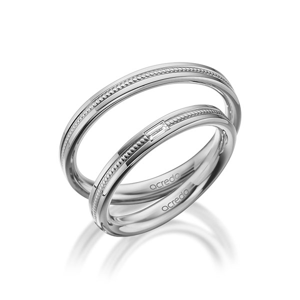 Trouwringen - Platina - A-1751-8