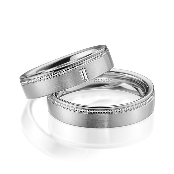 Trouwringen - Platina - A-1753-8