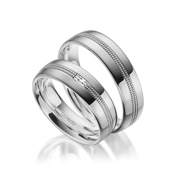 Trouwringen - Platina - A-1752-8