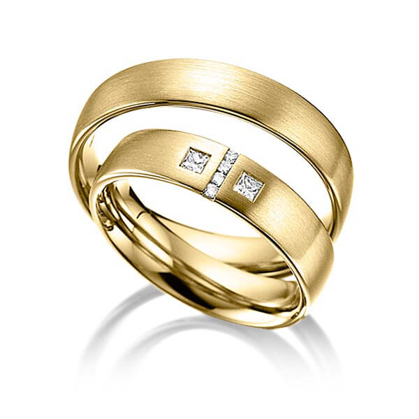 Trouwringen - Geel goud - A-6004-3