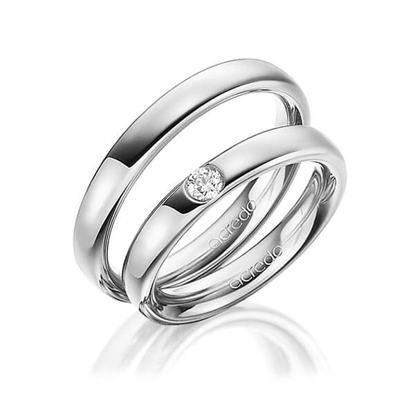 Trouwringen - Platina - A-1466-6