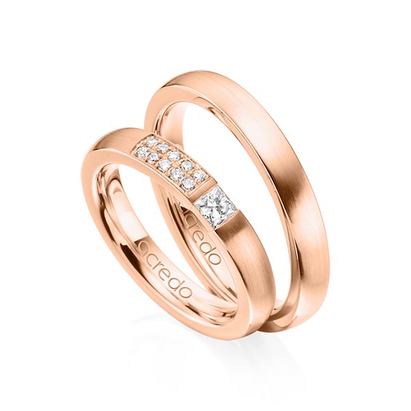 Trouwringen - Rood goud - A-1292-5