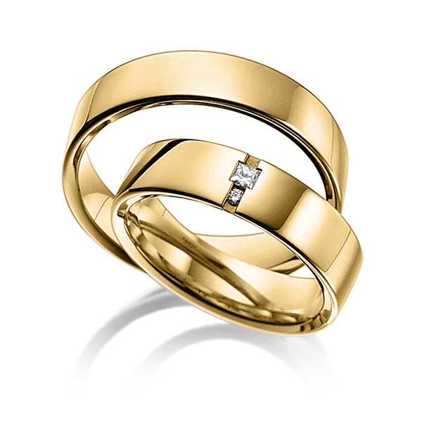 Trouwringen - Geel goud - A-6015-11