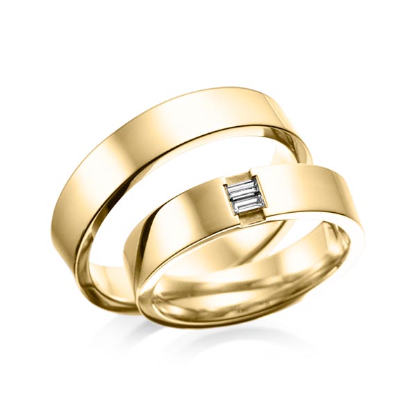 Trouwringen - Geel goud - A-6016-8