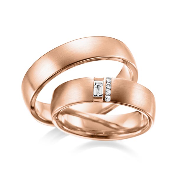 Trouwringen - Rood goud - A-6018-11