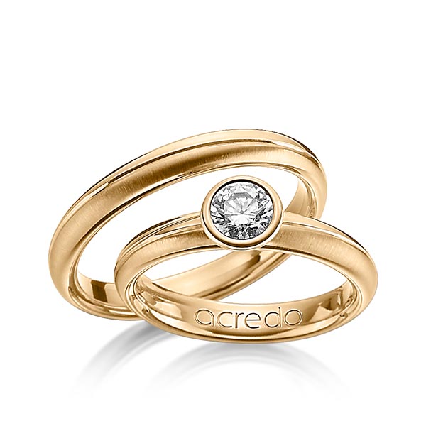 Trouwringen - Rosé goud - A-1206-6