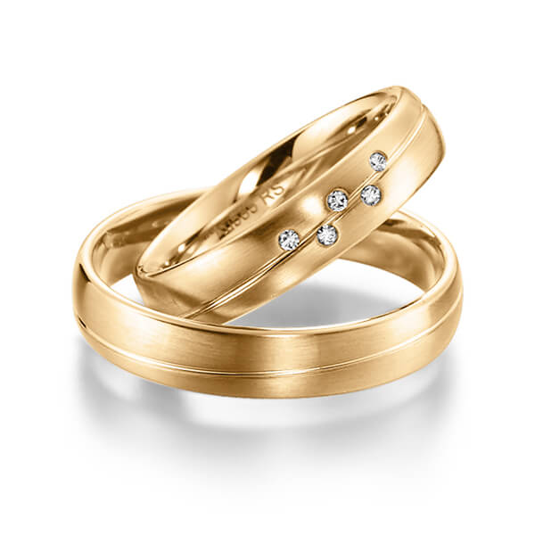 Trouwringen - Rosé goud - S-1143-1