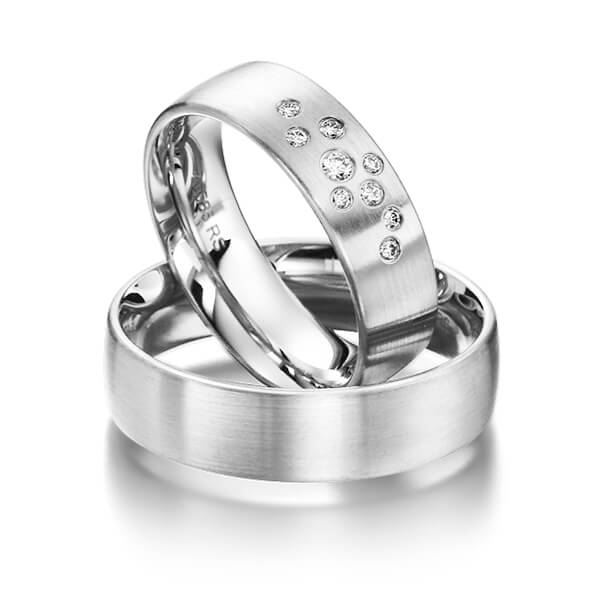 Trouwringen - Wit goud - S-1121-4