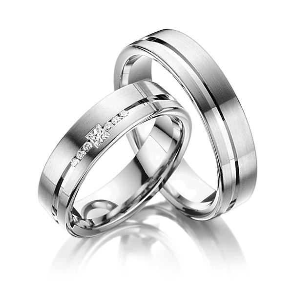 Trouwringen - Platina - A-6007-6