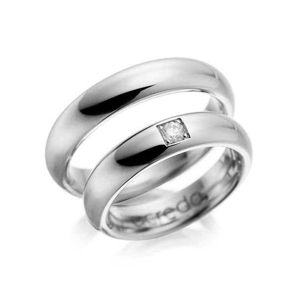 Trouwringen - Platina - A-1028-4