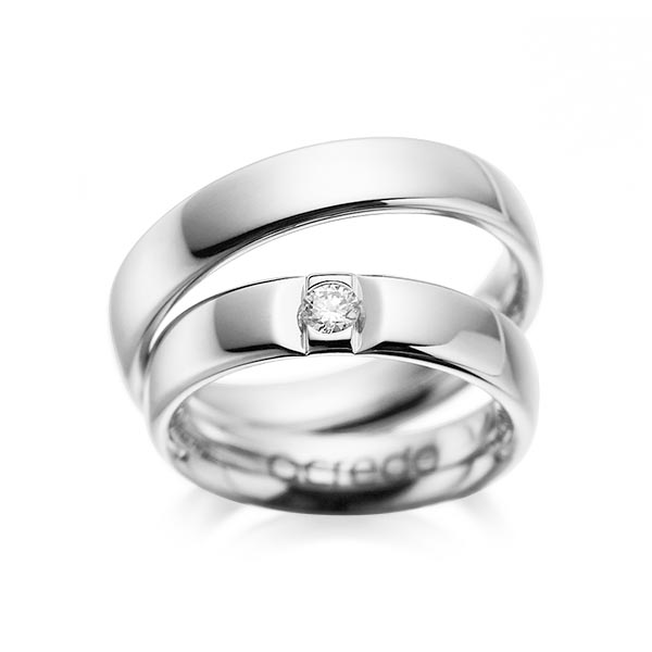 Trouwringen - Wit goud - A-1089-6