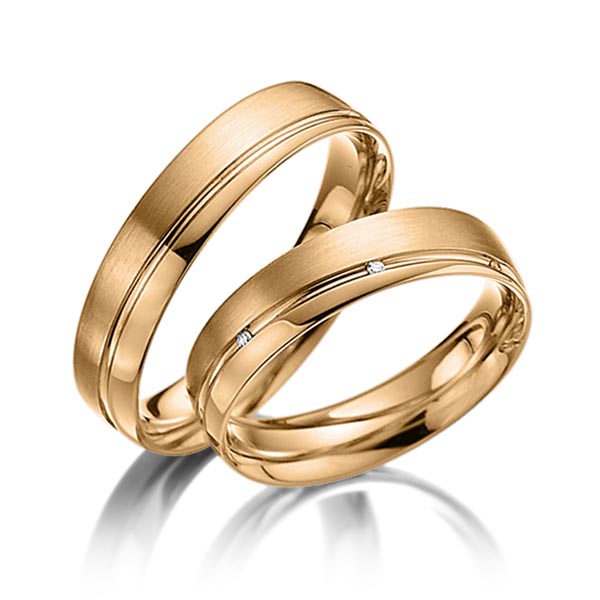 Trouwringen - Rosé goud - A-3016-3