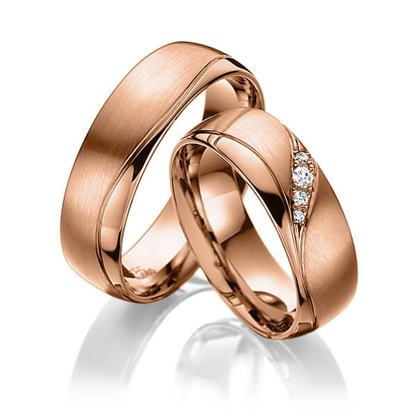 Trouwringen - Rood goud - A-3022-11
