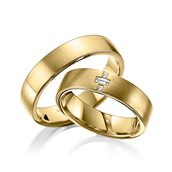 Trouwringen - Geel goud - A-6008-3