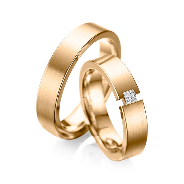 Trouwringen - Rosé goud - A-1041-8