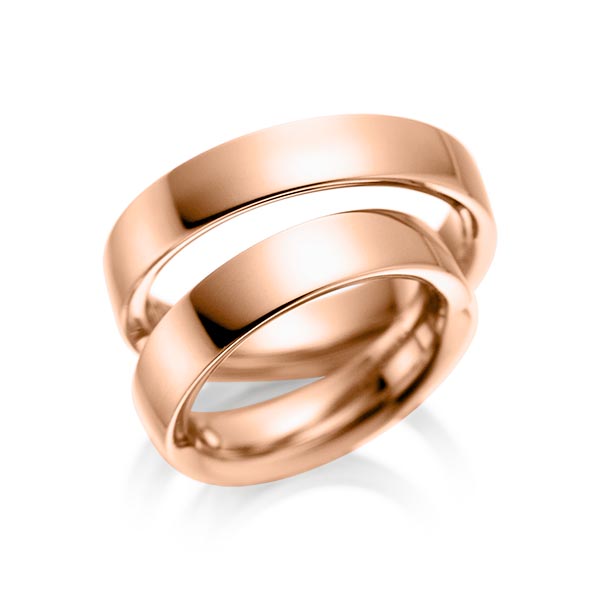 Trouwringen - Rood goud - A-1078-3