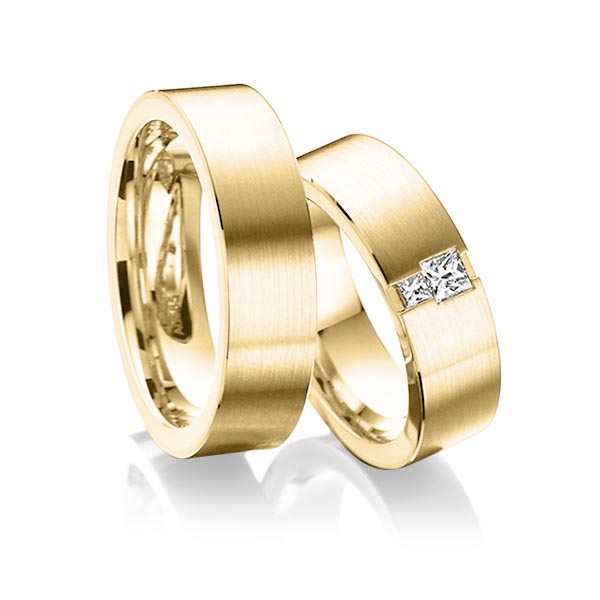 Trouwringen - Geel goud - A-6014-8