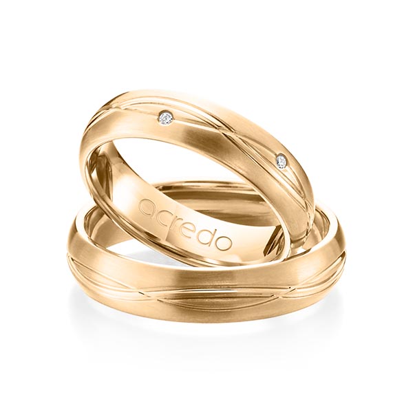 Trouwringen - Rosé goud - A-1158-6