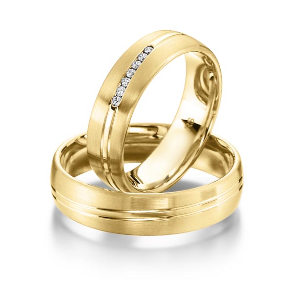 Trouwringen - Geel goud - S-1140-1