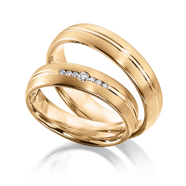 Trouwringen - Rosé goud - S-1125-3