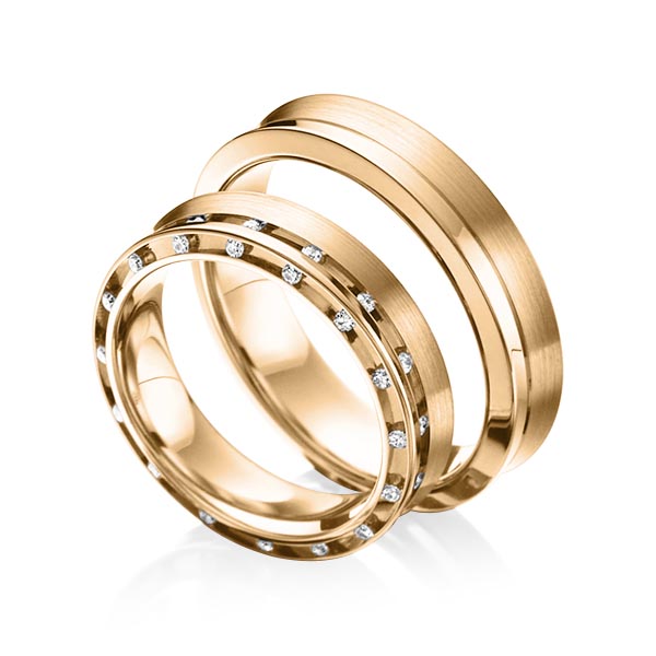 Trouwringen - Rosé goud - A-6009-5