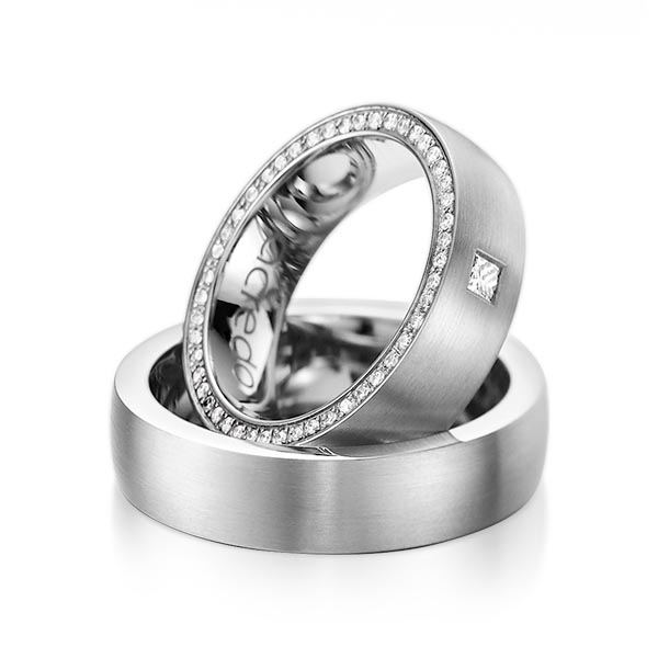 Trouwringen - Platina - A-1071-4
