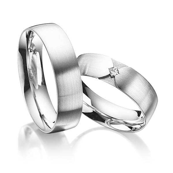 Trouwringen - Wit goud - A-3020-5