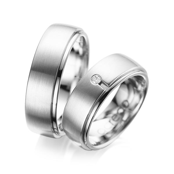 Trouwringen - Wit goud - A-1090-12