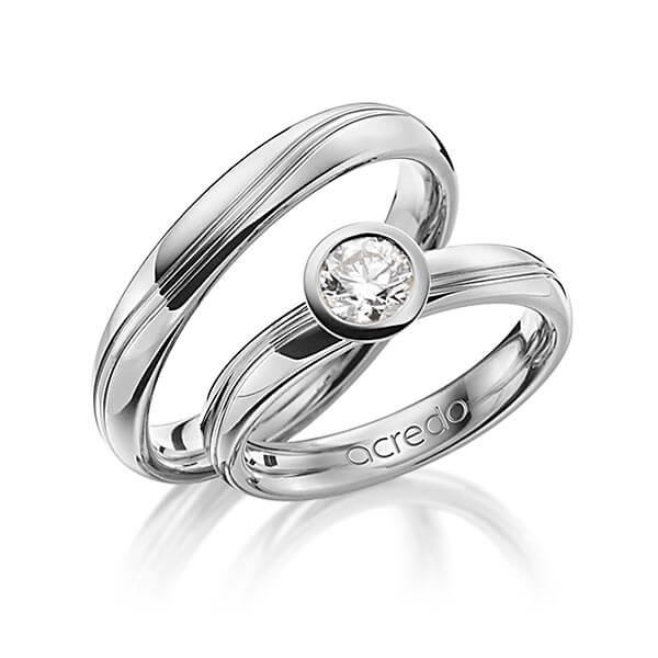 Trouwringen - Platina - A-1256-13