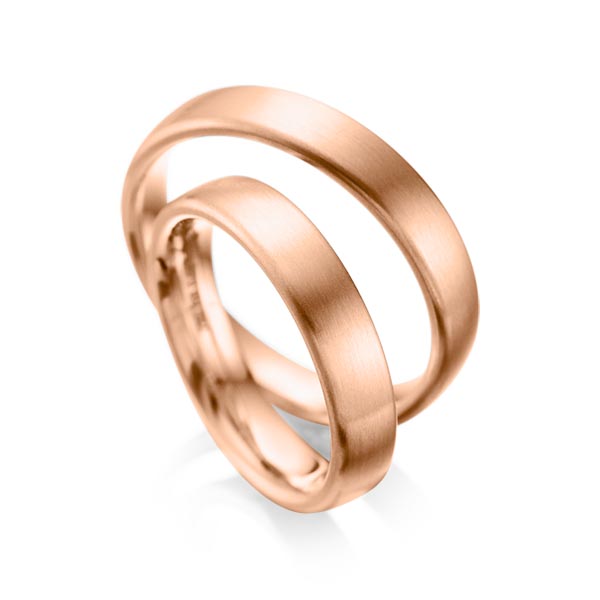 Trouwringen - Rood goud - A-1081-4