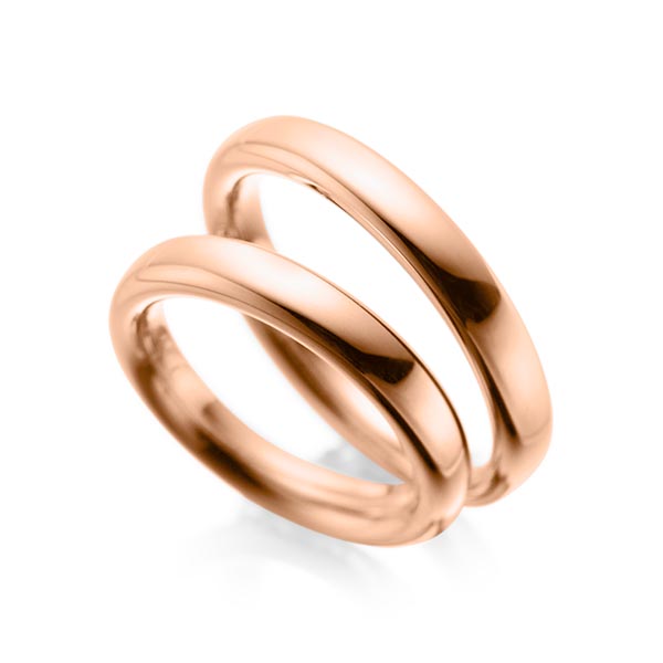 Trouwringen - Rood goud - A-1085-2