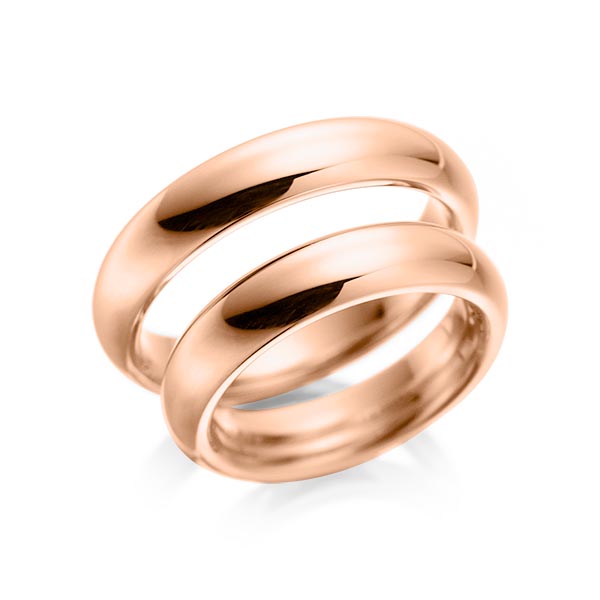 Trouwringen - Rood goud - A-1079-2