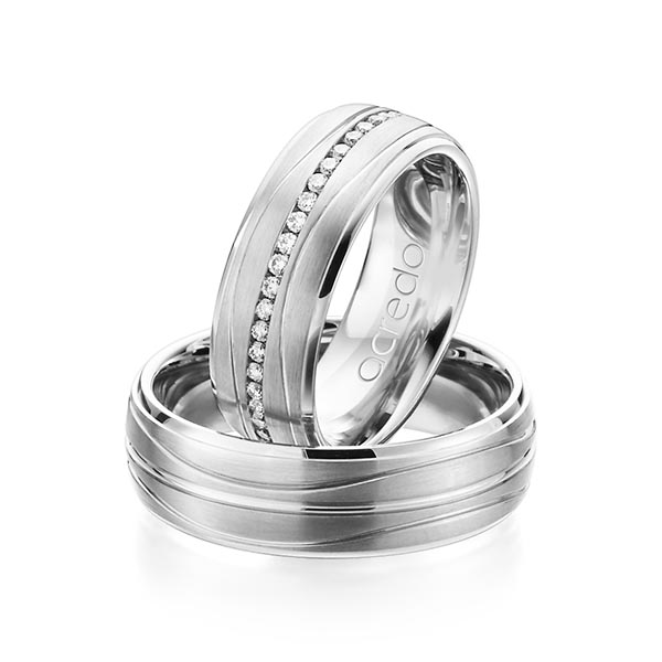 Trouwringen - Wit goud - A-1159-4