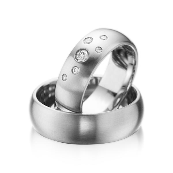 Trouwringen - Wit goud - A-1015-3